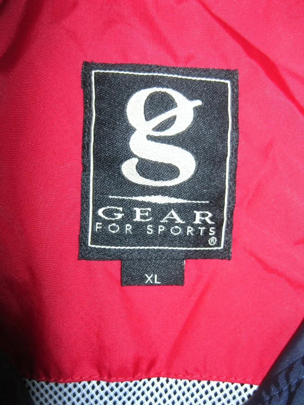 G FOR GEAR FOR SPORTS JACKET Pullover top zip XL